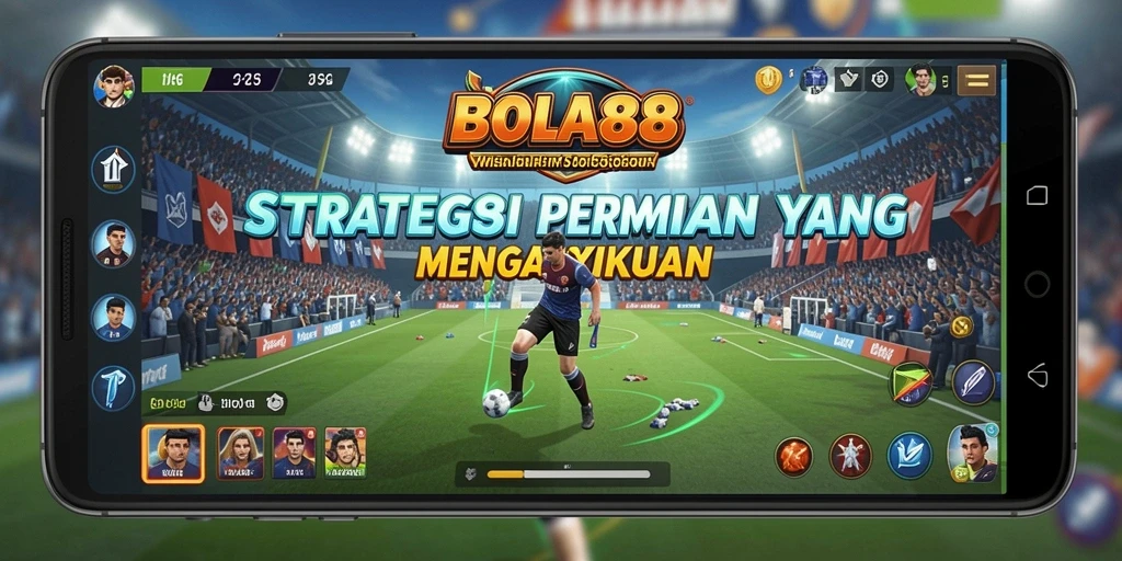 Tangkapan layar utama BOLA88 menampilkan aksi mendebarkan permainan strategi.