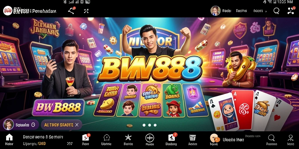 Screenshot BW888 menampilkan gameplay mendebarkan dalam suasana Kasino.