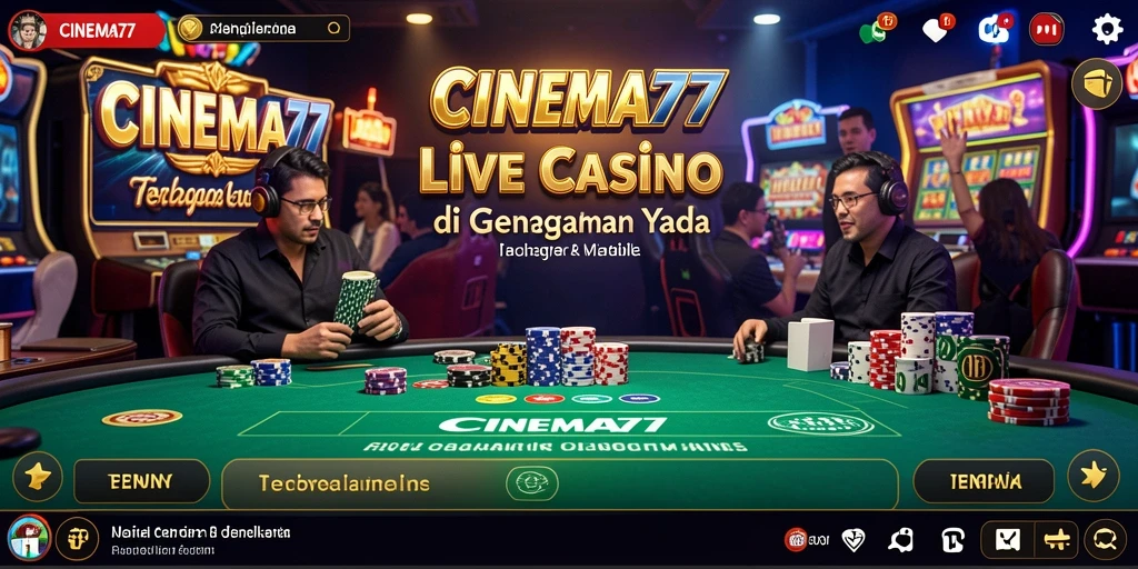 Screenshot gameplay Live Casino menunjukkan dealer yang ramah dan interaksi pemain.