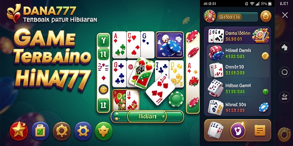 Tampilan gameplay DANA777 yang menarik dan seru saat bermain Domino.
