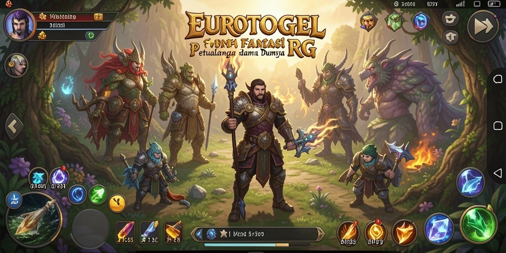 Tangkapan layar EUROTOGEL menampilkan pertempuran epik dalam dunia RPG.