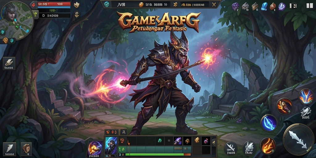 Screenshot JV88 menampilkan aksi seru di dunia ARPG yang kaya.