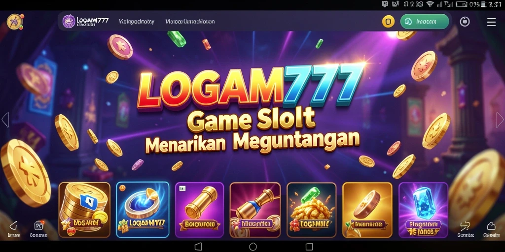 Screenshot gameplay LOGAM777 yang menggugah selera dan menarik.