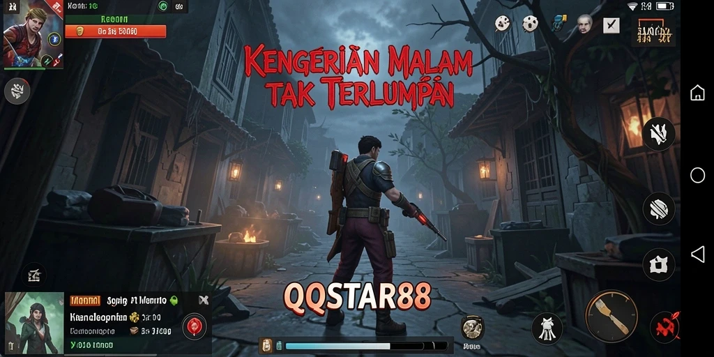 Tampilan gameplay menakutkan dari QQSTAR88 yang menghadirkan suasana Horror yang mendebarkan.