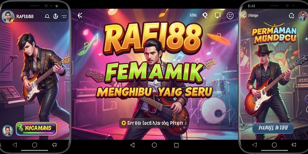 Tampilan gameplay seru di RAFI88 dengan musik yang menghibur.