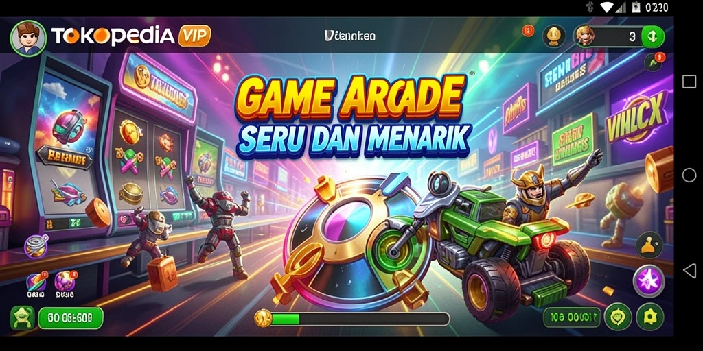 Screenshot gameplay TOKOPEDIAVIP menunjukkan aksi seru dan grafis menarik.
