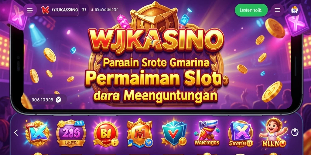 Tampilan gameplay slot di WJKASINO yang seru dan menarik.