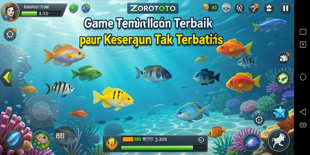 Screenshot gameplay Tembak Ikan ZOROTOTO yang seru dan menantang